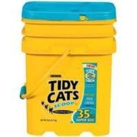 TIDY CATS Tidy Cats Instant Action 7023010785 Cat Litter, 35 lb Capacity, Gray/Tan 7023010712